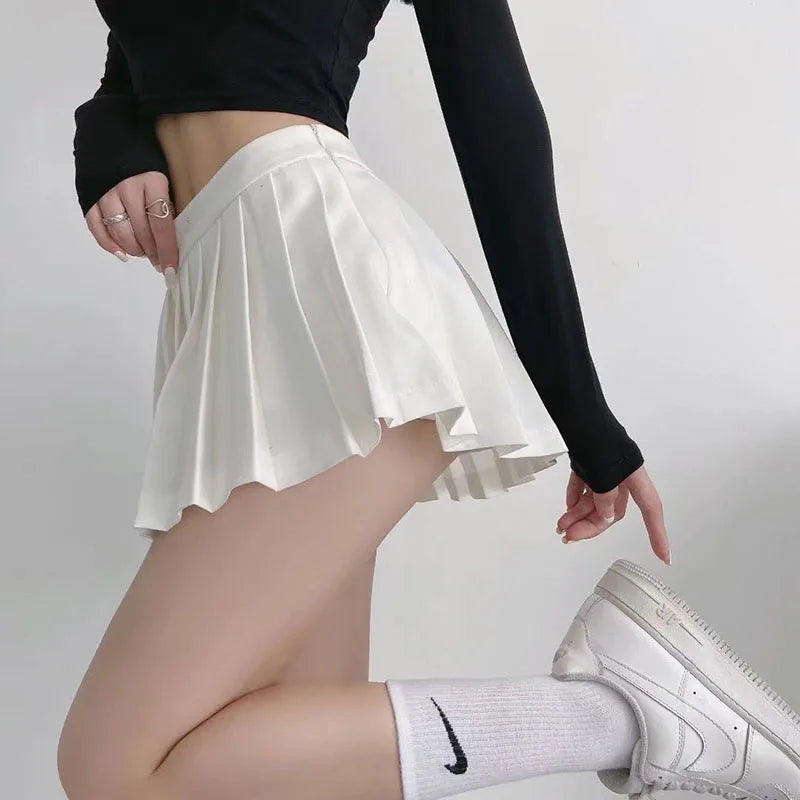 Pleated Mini Skirts