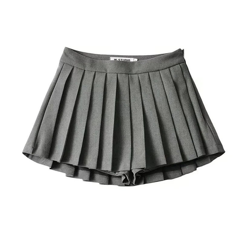 Pleated Mini Skirts