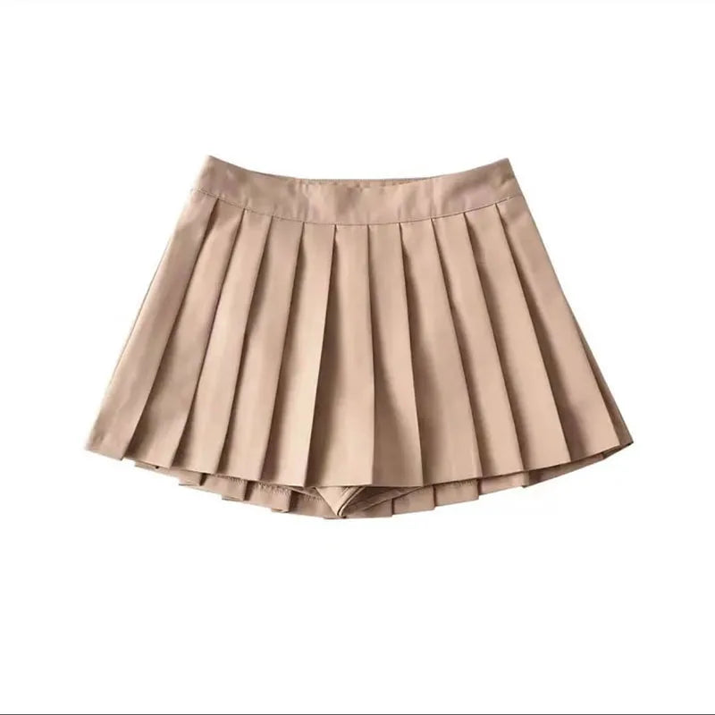 Pleated Mini Skirts