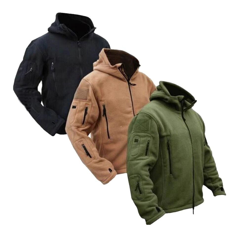 Men Casual Fleece Jacket 