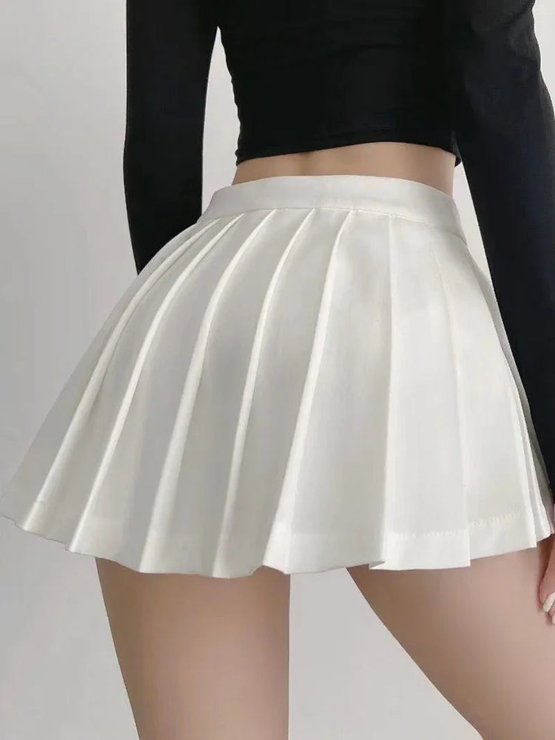 Pleated Mini Skirts